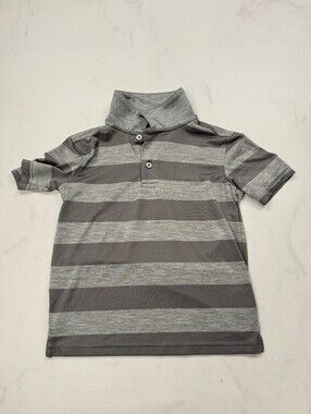 George Polo Shirt Gray 90s Classic Sizing - Boys XS